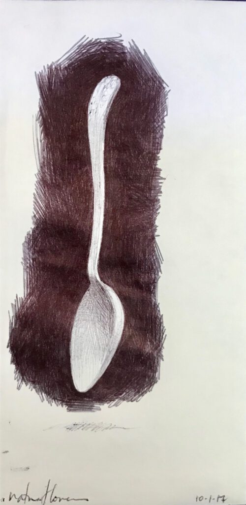 Illustration of a spoon by Nathan Florence
